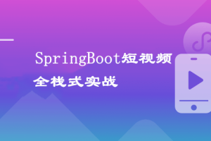 Java短视频小程序开发 全栈式实战项目【2021最新升级版】