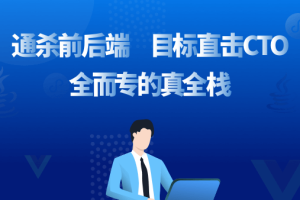 java全栈工程师：从java后端到全栈，高级电商全栈系统大课【30周完结】