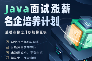 开课吧 -Java面试涨薪名企培养计划 002期|2022年|涨薪必备|价值8980元|完结无秘