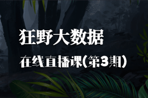 博X谷-狂野大数据三期|价值14980元|冲击年薪百万|完结无秘