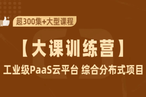 大课一工业级PaaS云平台+SpringCloudAlibaba 综合项目实战